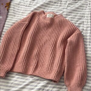 Dusty Pink Knit Sweater